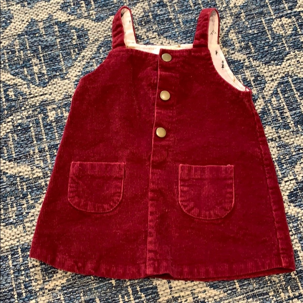 Corduroy baby dress